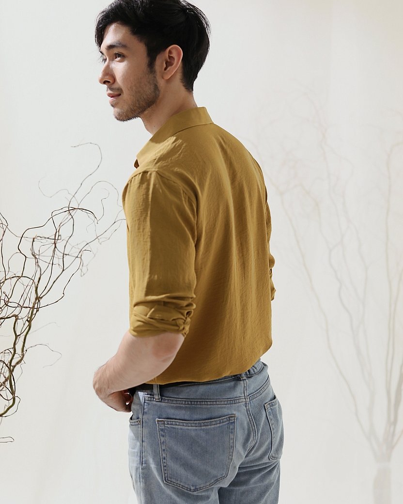 AMAN TOP IN MUSTARD