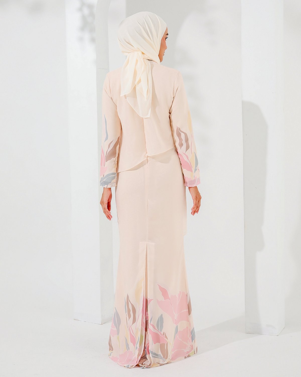 DAMIA DRESS IN PEACH BLOSSOM