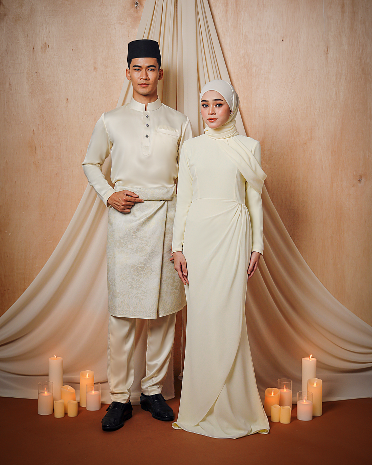 SABRINA DRESS IN SOFT YELLOW