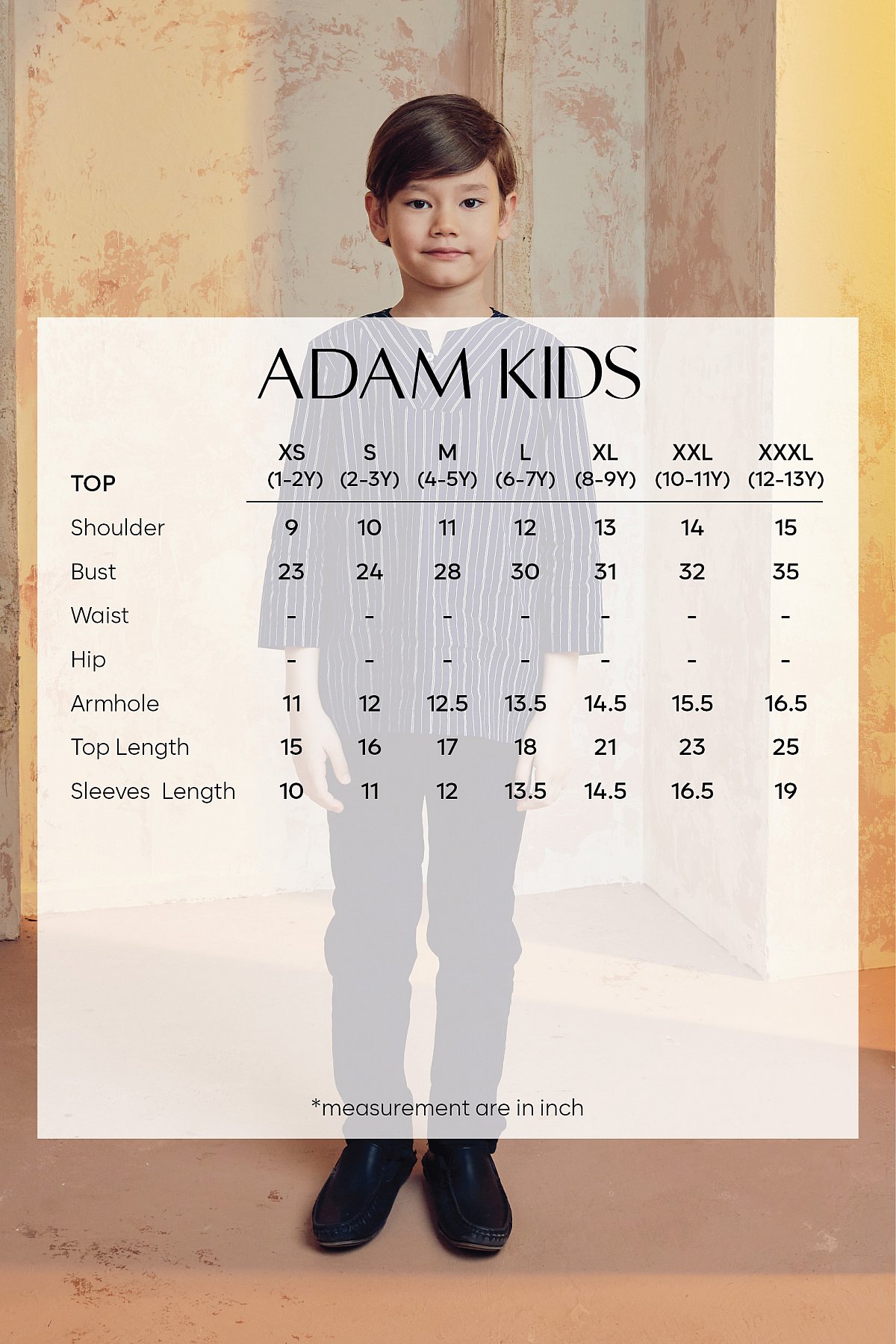ADAM KIDS IN NAVY BLUE