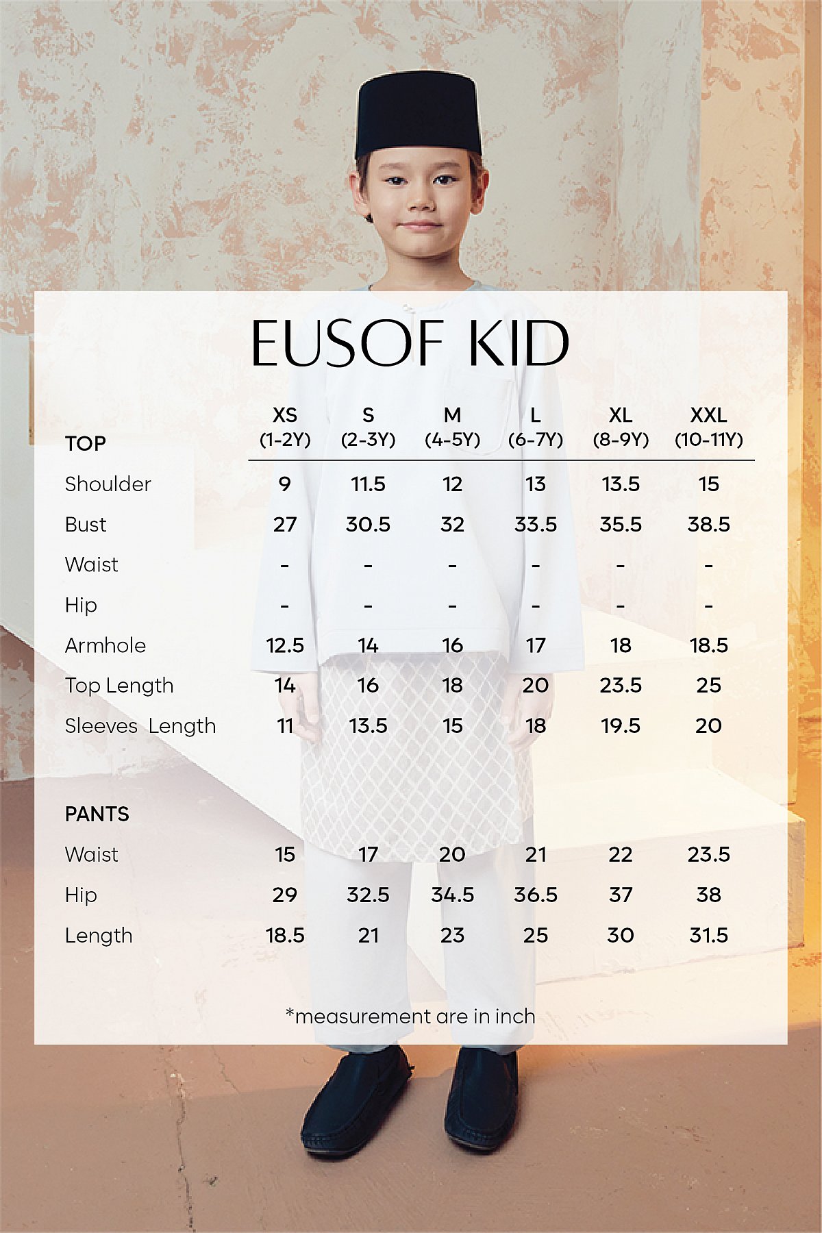 EUSOF KIDS IN POWDER BLUE