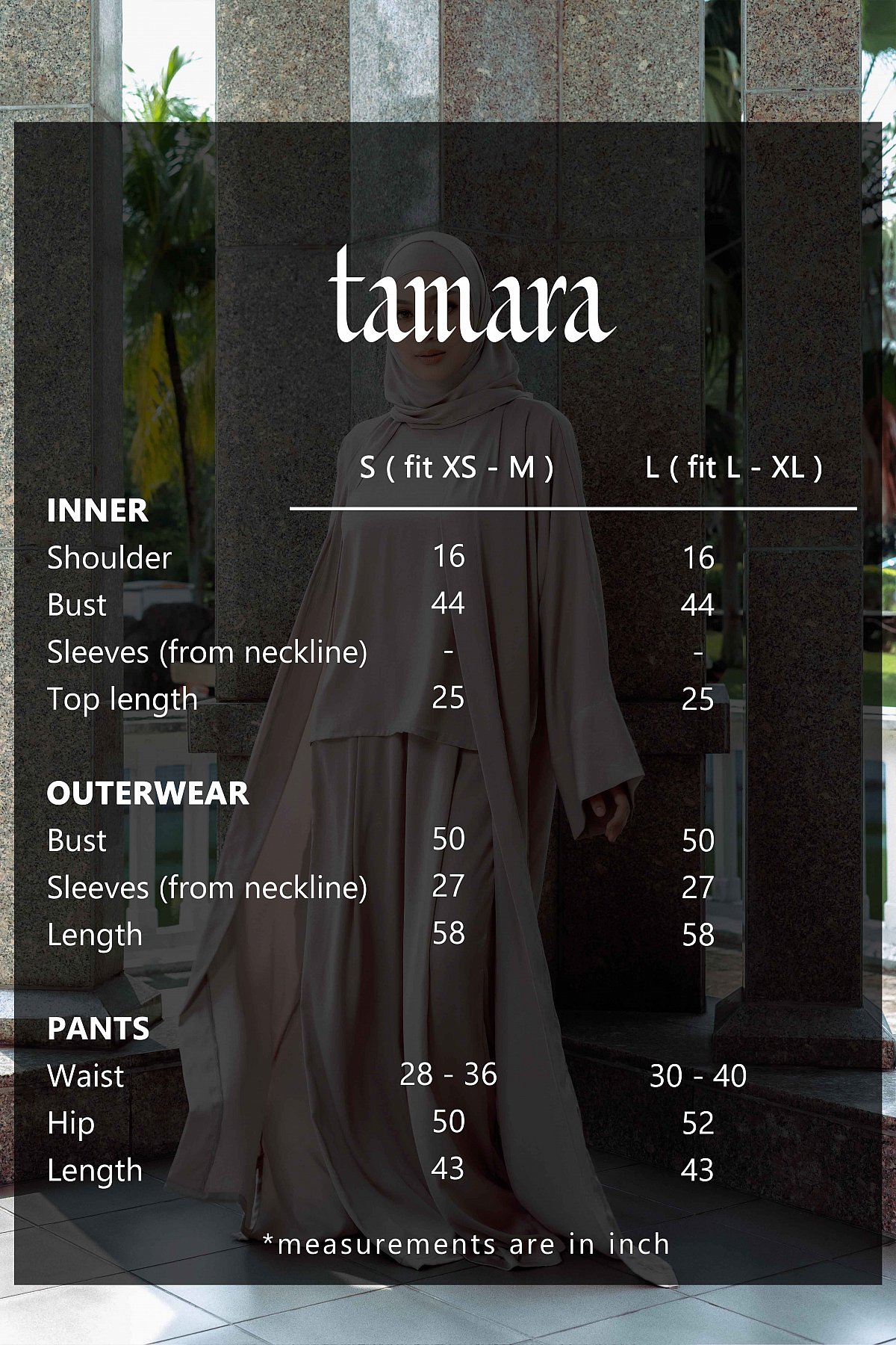 TAMARA IN PURE BLACK