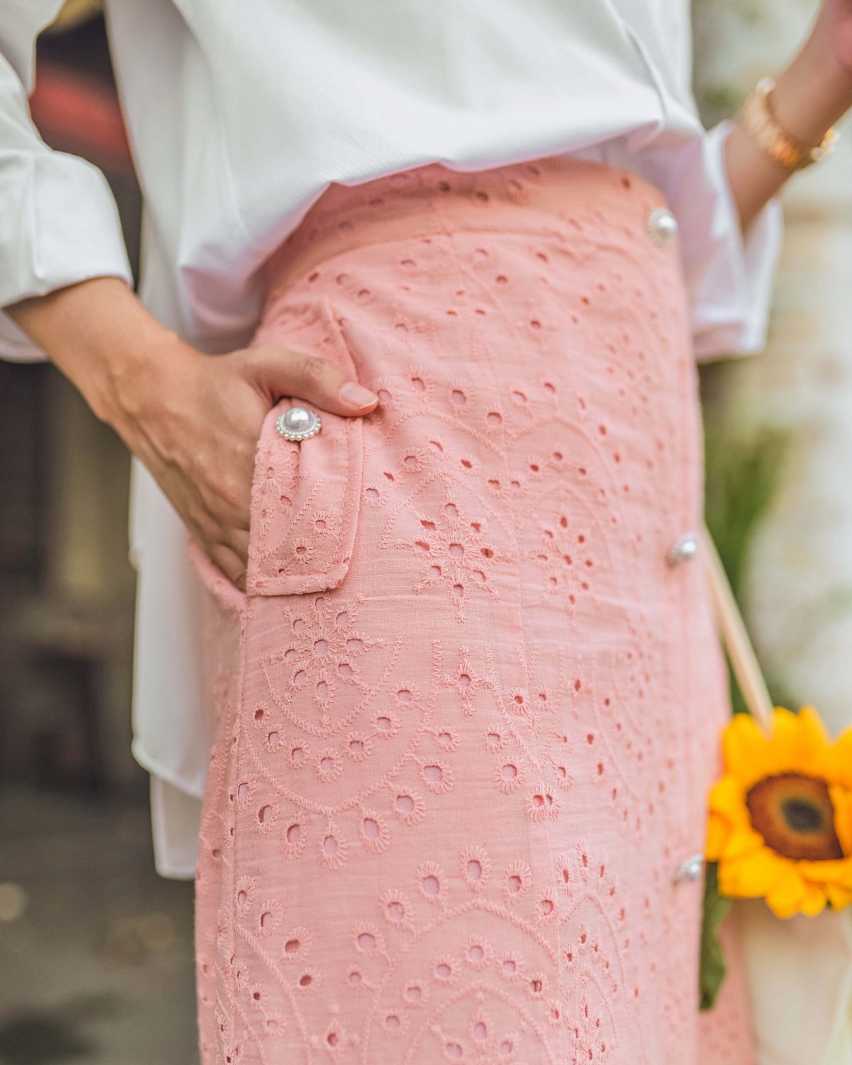 LANA SKIRT IN CORAL