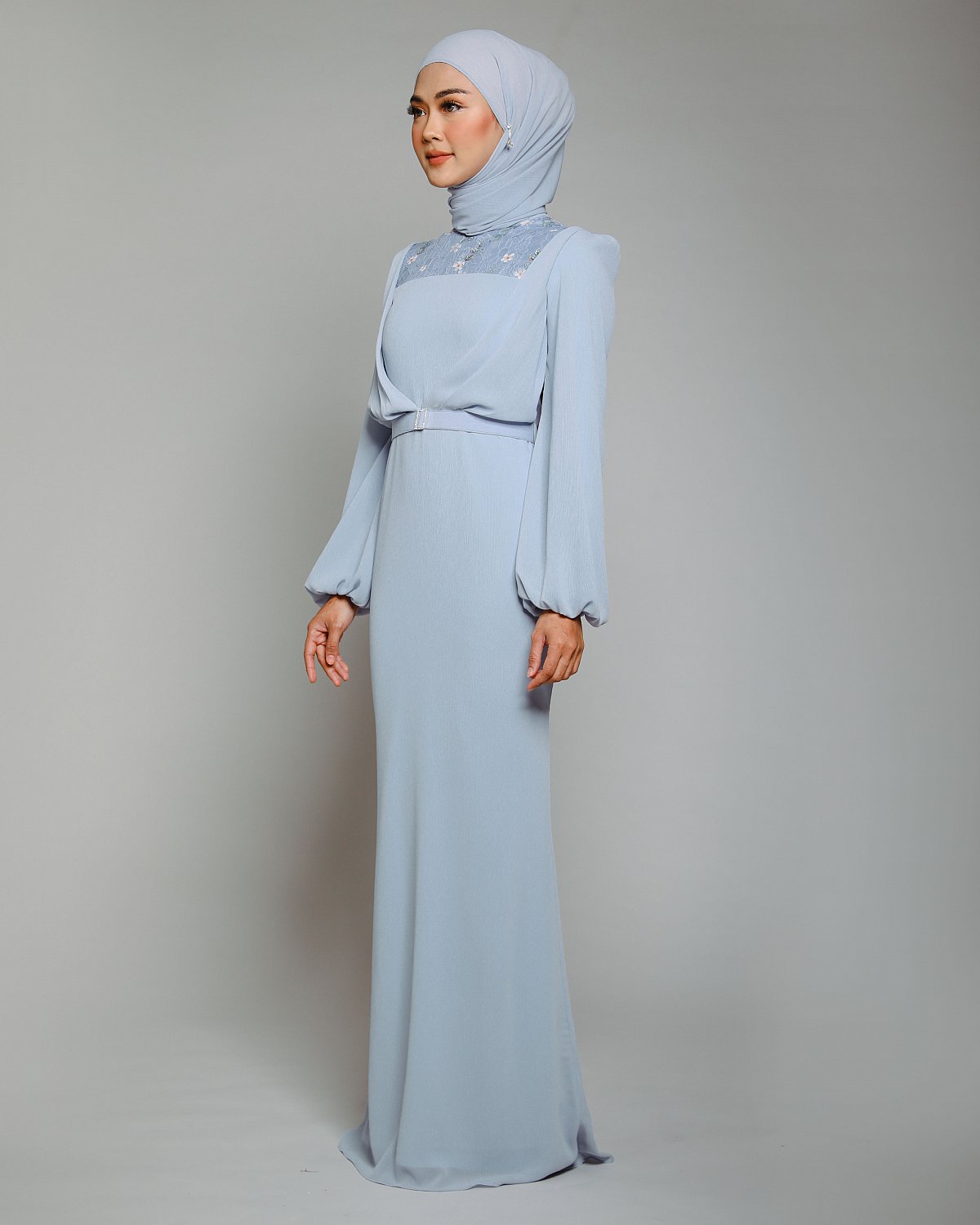 TYANA DRESS IN ICE CRYSTAL