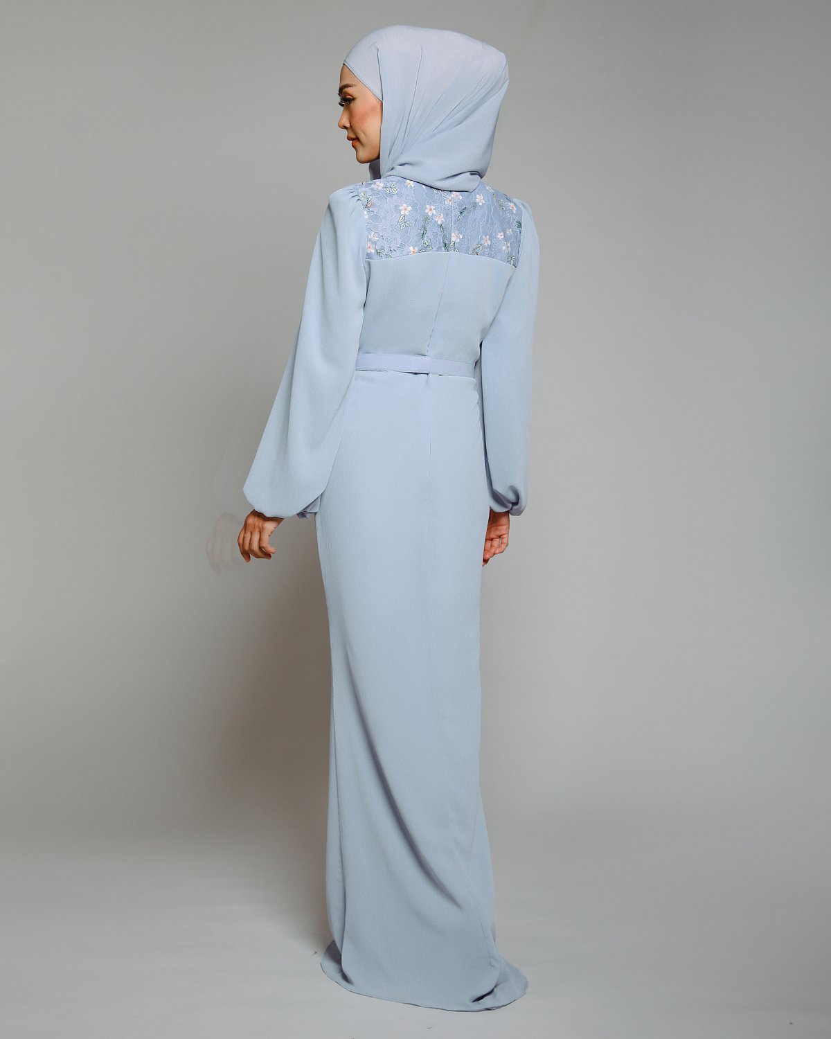 TYANA DRESS IN ICE CRYSTAL