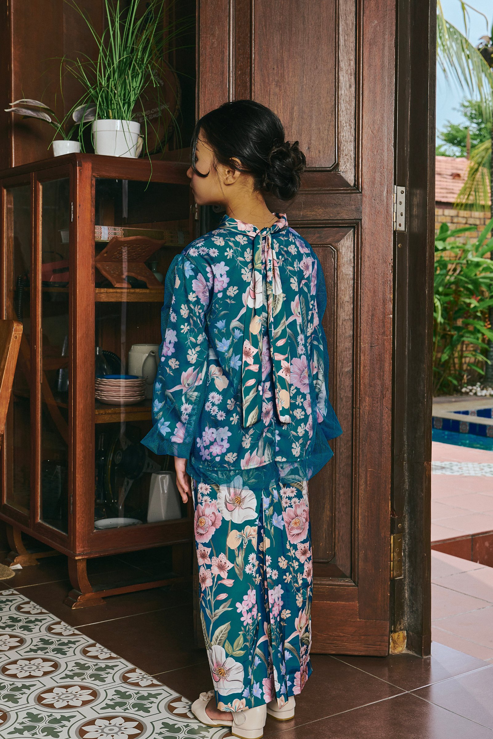 MELATI KIDS IN TEAL BLUE