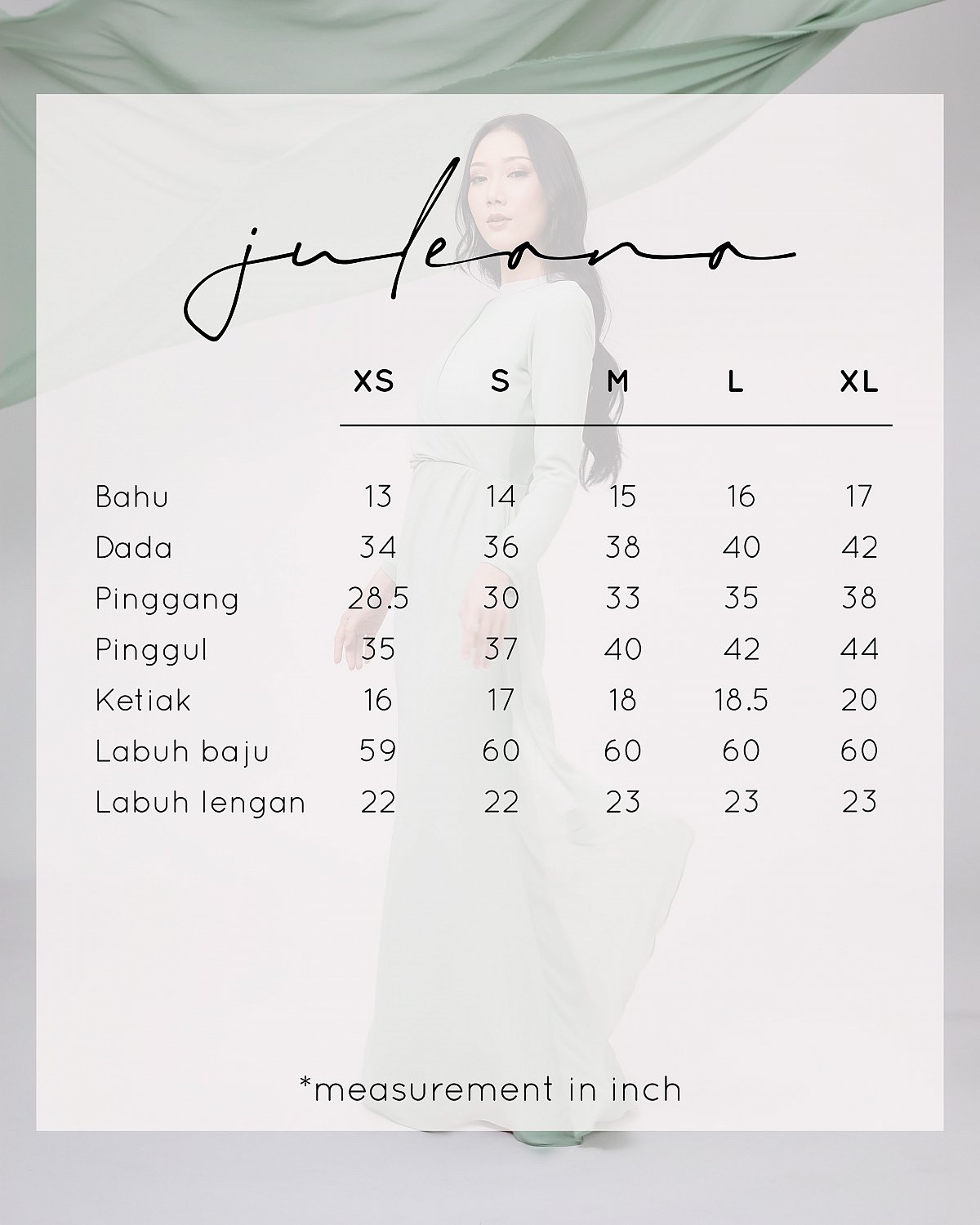 JULEANA IN MISTY JADE