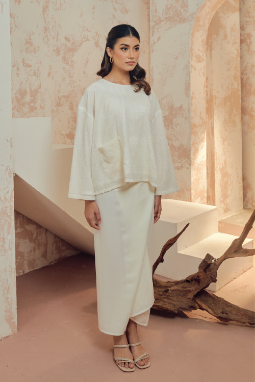 ZALEA IN PEARL WHITE