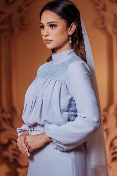 VEIL IN SOFT BLUE
