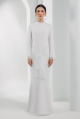 KATE DRESS IN OFF WHITE