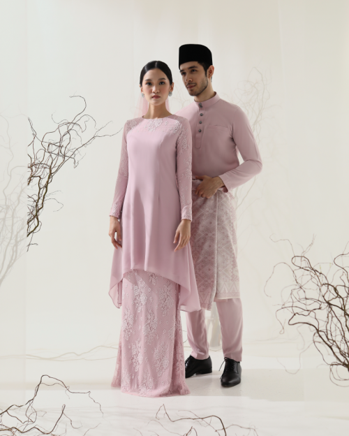 ATHEA KURUNG IN SOFT PINK