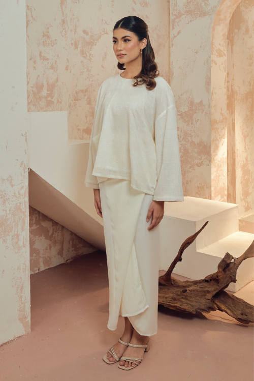 ZALEA IN PEARL WHITE