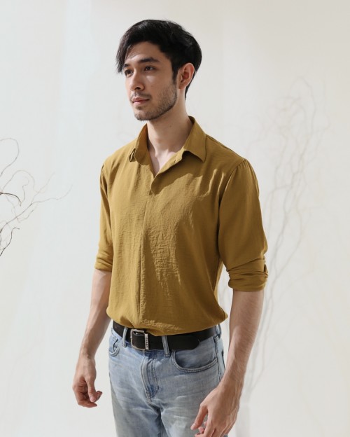 AMAN TOP IN MUSTARD