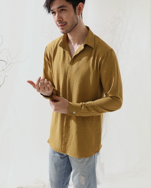 AMAN TOP IN MUSTARD