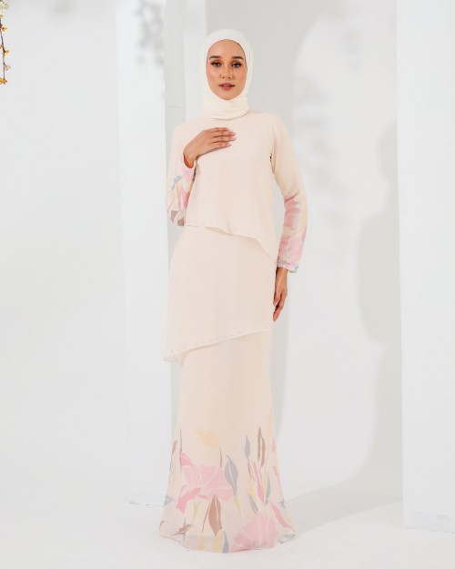 DAMIA DRESS IN PEACH BLOSSOM