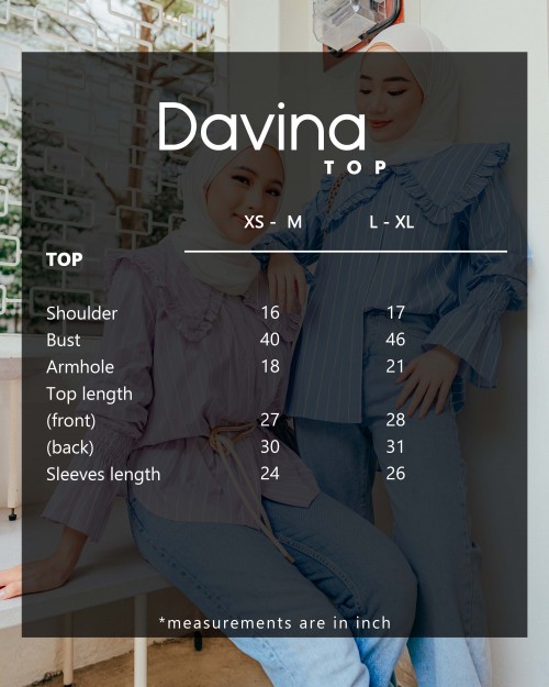 DAVINA TOP IN LAVENDER