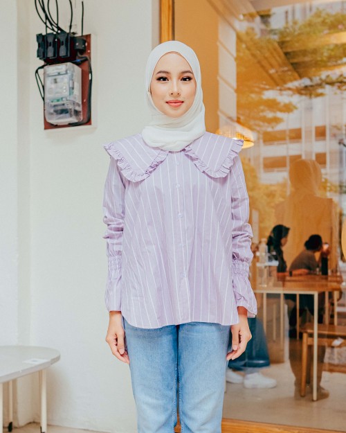 DAVINA TOP IN LAVENDER