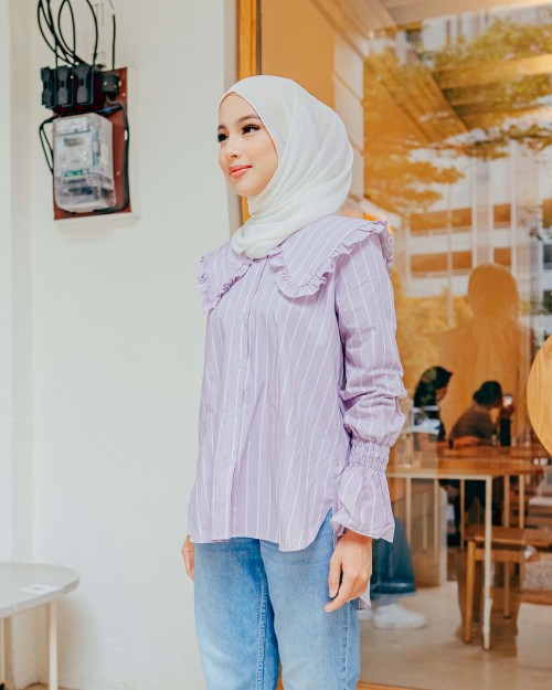 DAVINA TOP IN LAVENDER