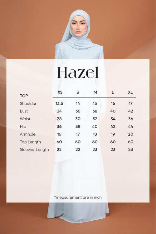 HAZEL IN ICE BLUE