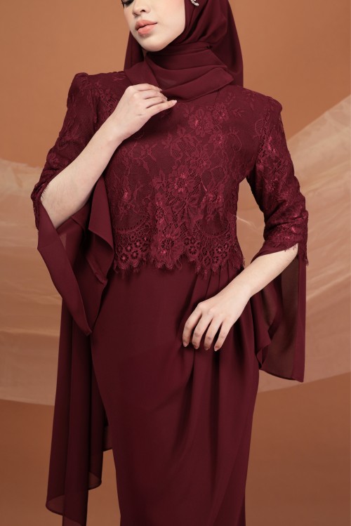 HAZEL IN MAROON
