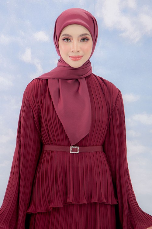 MUTIA SHAWL IN ROSEWOOD