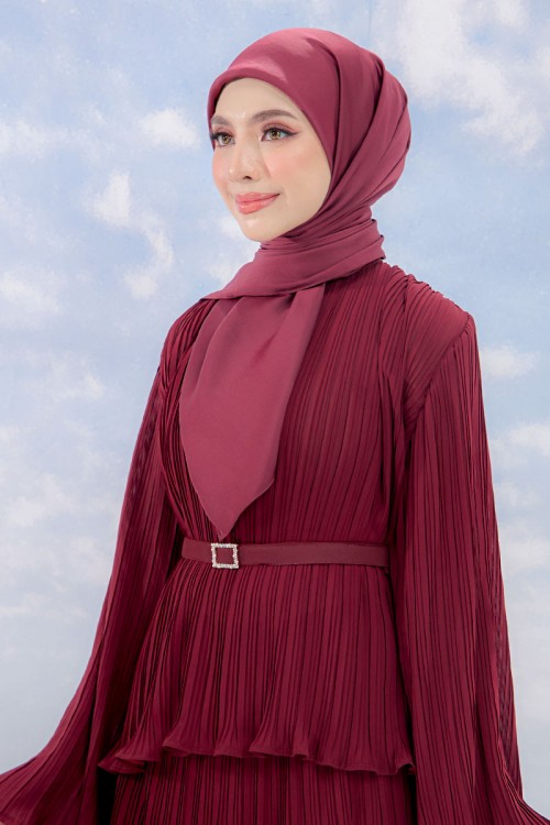 MUTIA SHAWL IN ROSEWOOD