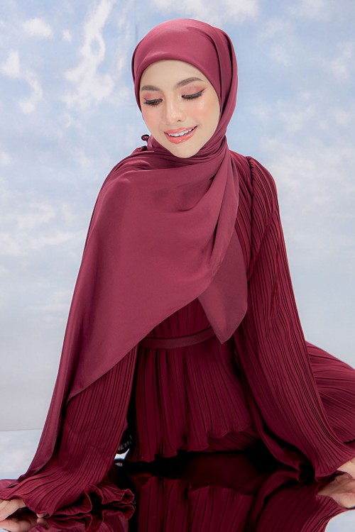 MUTIA SHAWL IN ROSEWOOD