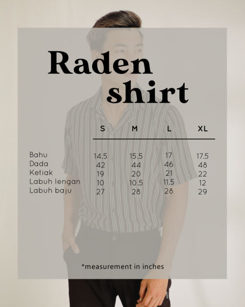 RADEN SHIRT IN BROWN BLACK