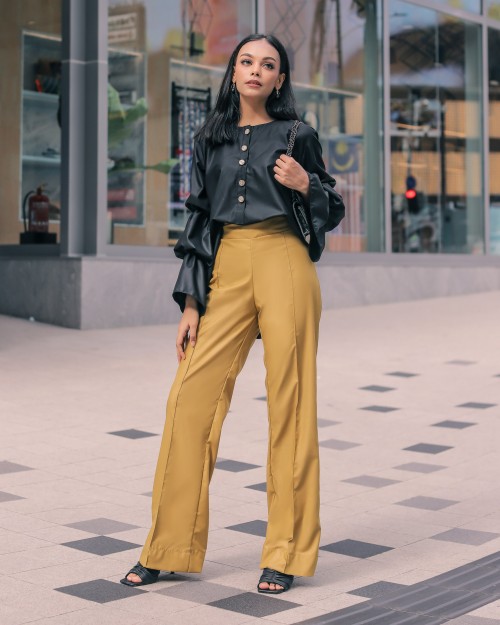 CLARA PANTS IN GOLD