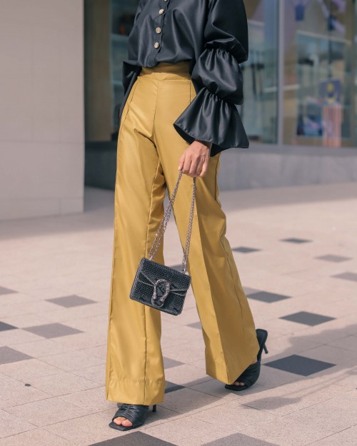 CLARA PANTS IN GOLD