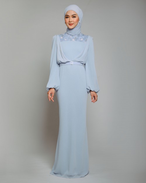 TYANA DRESS IN ICE CRYSTAL