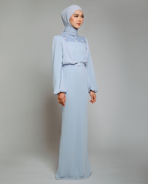 TYANA DRESS IN ICE CRYSTAL