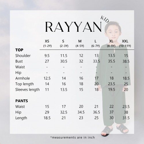 RAYYAN KIDS IN EMERALD GREEN