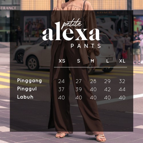 ALEXA PETITE PANTS IN DUSTY PINK