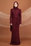 HAZEL IN MAROON