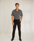 RADEN SHIRT IN BROWN BLACK
