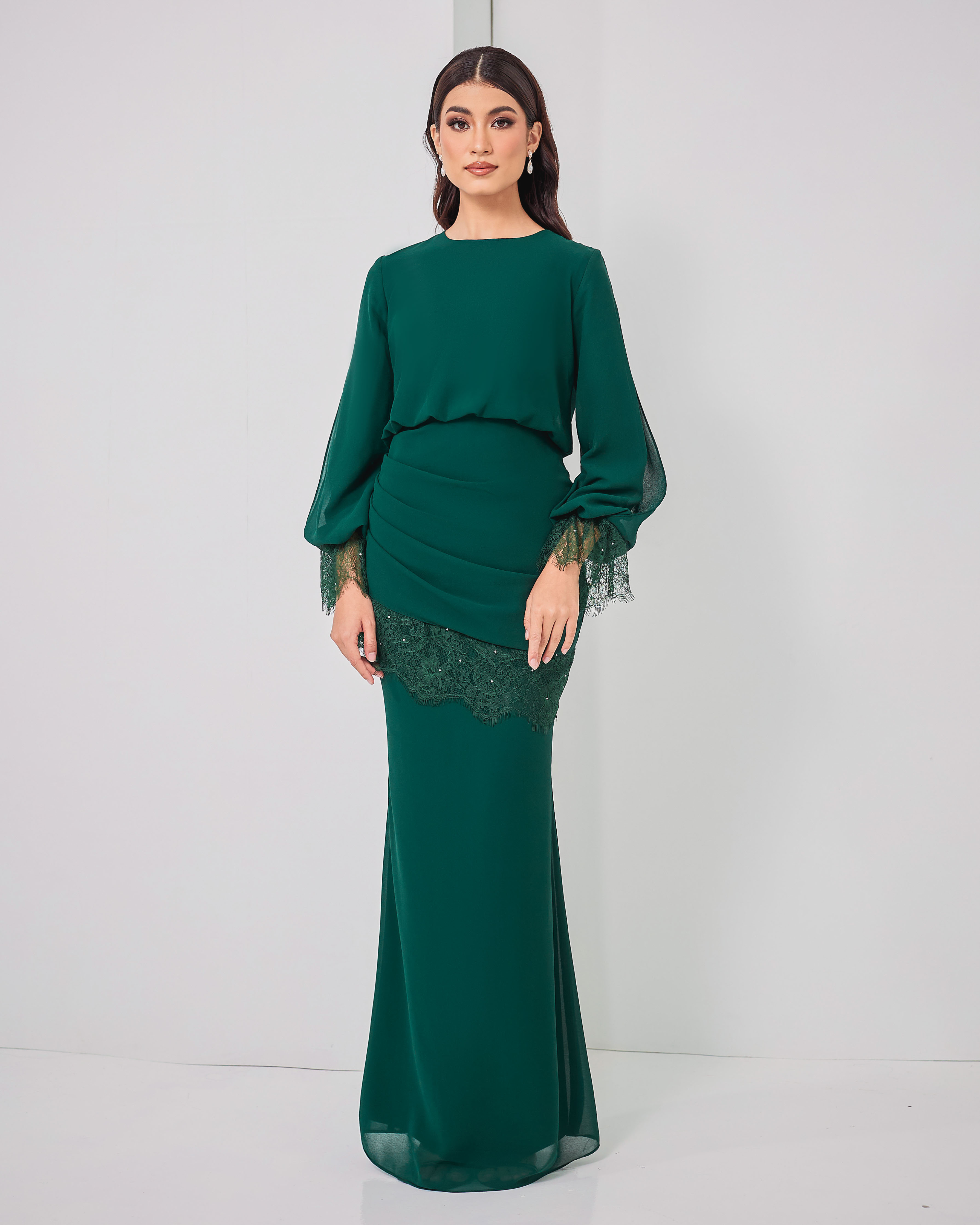 Camellia Empire | Baju Nikah RTW | Baju Kurung | Kurung Modern | Baju ...