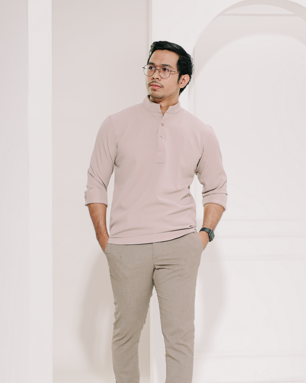 ADI TOP IN MAUVE