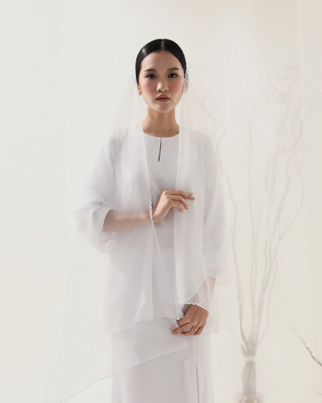 ORGANDY SULAM PURE WHITE
