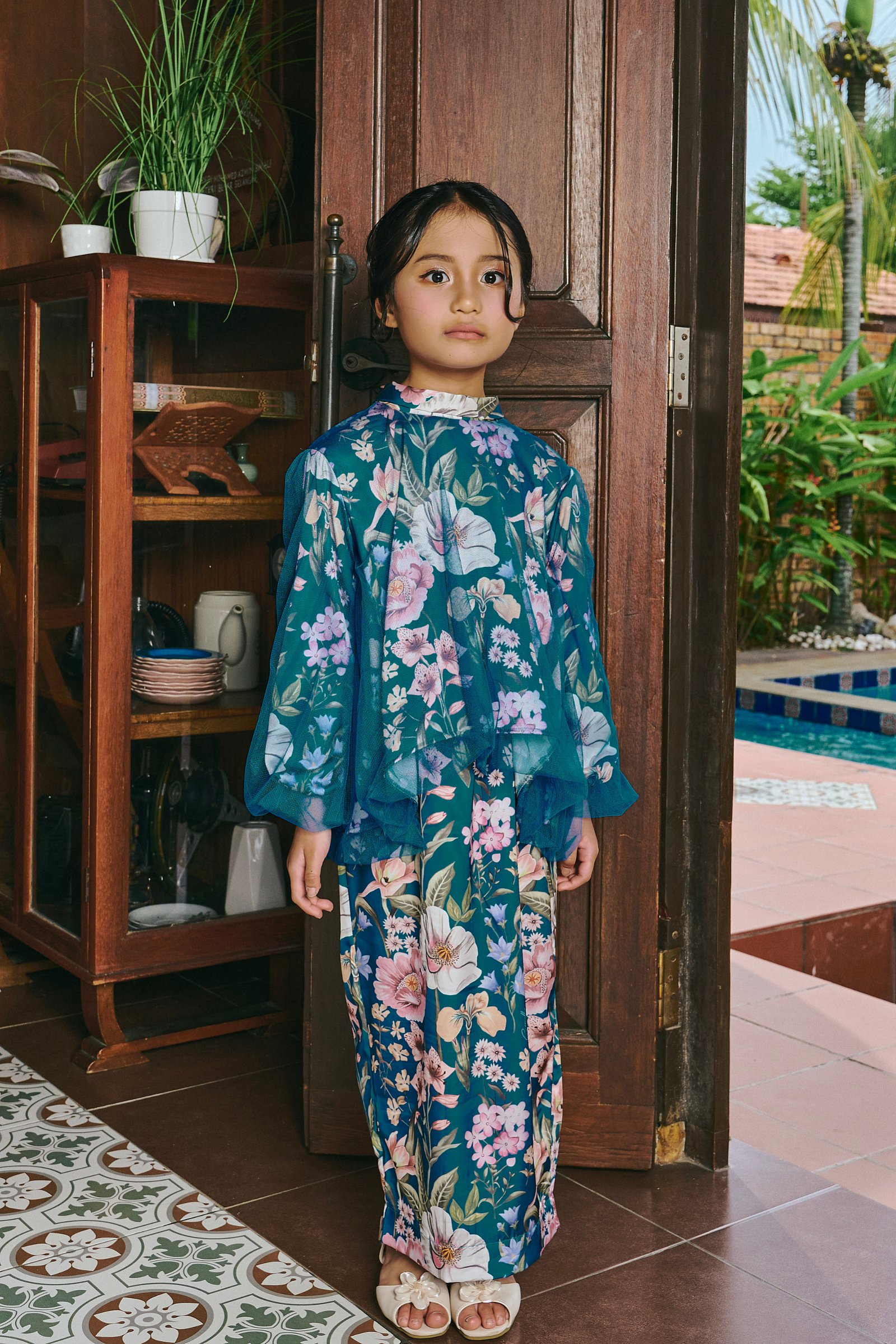 MELATI KIDS IN TEAL BLUE